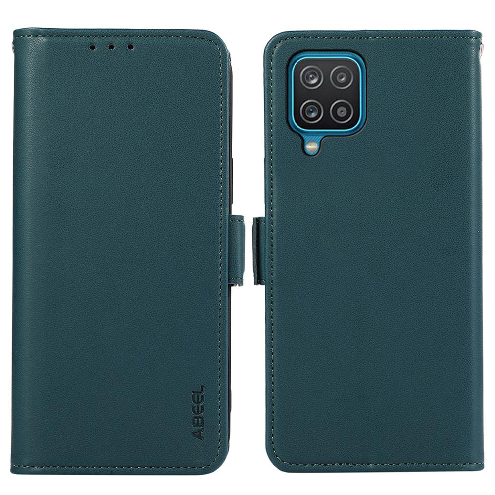 ABEEL For Samsung Galaxy A12 Case Wallet Leather Protective Phone Cover RFID Blocking