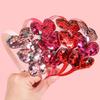 1/4pcs Sequin Heart Headbands for Women Valentine's Day Heart Shaped Hairbands Kids Girls Headband for Party Hair Accessories