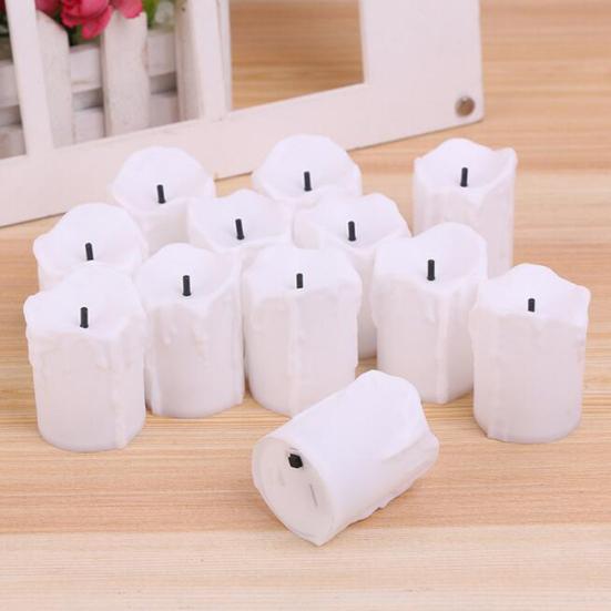 5Pcs Simulation LED Flameless Electronic Candle Table Light Party Decoration