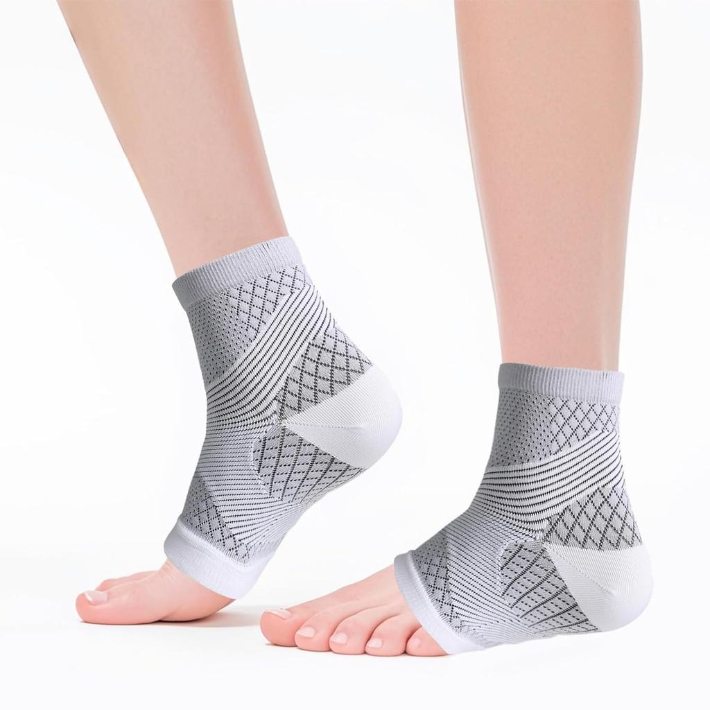 Neuropathy Socks, Plantar Fasciitis Compression Socks, 20-30 Mmhg Ankle Compression Sleeve With Foot, Ankle