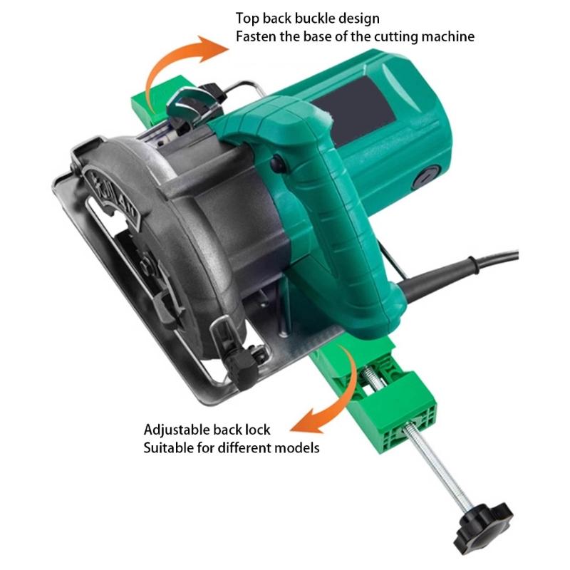 Electric Circular Cutter Milling Positioning Clamp Fix Jig Cutting Tool Support Base Plate Guide Power Tool Accessories