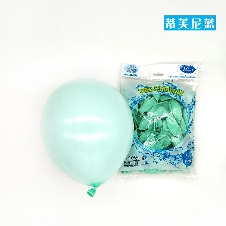 10 Inch (100pcs/bag) Macaron Balloons Wedding Birthday Backdrop Latex Balloon Decoration