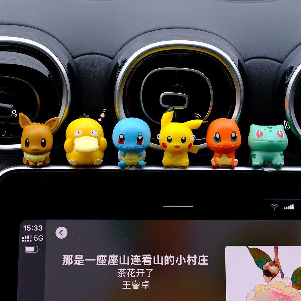 PokeBall Mini Doll Action Figures Pikachu Charmander Bulbasaur Genuine Model Ornament Children's Toy Gift