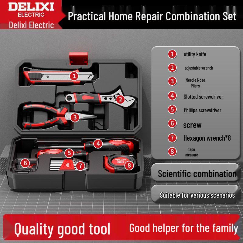 Многофункциональный набор бытовых инструментов: Комплексный семейный набор инструментов