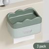 Cream Cloud Style Toilet Paper Holder - Olive Green 3-Pack