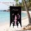 Bigbang Custom Name Printed Beach Towel Personalized Soft Towel For Swimming Beach Travel