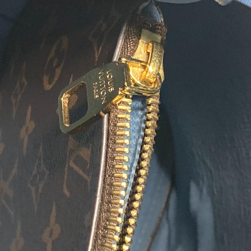 Louis Vuitton M43569 Monogram Neonoe Bucket type Shoulder Bag Brown x blue