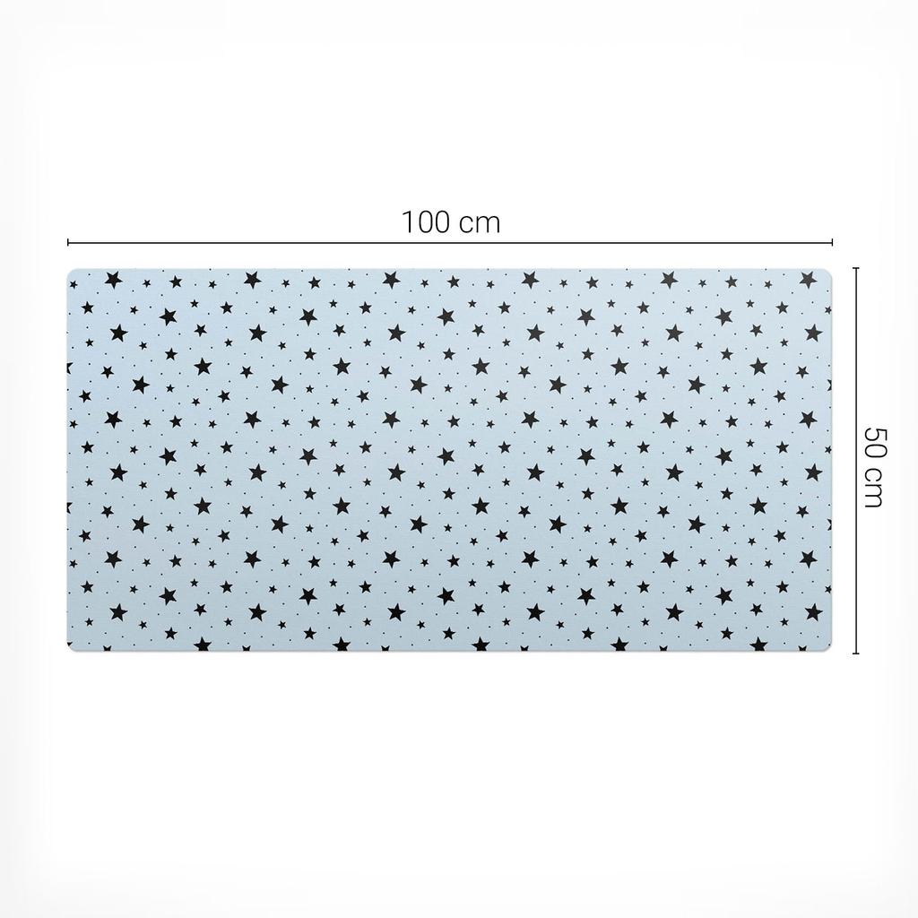 Mata Dekoracyjna Na Stół Z Nadrukiem Premium Gwiazdki Na Tle 100X50 Cm