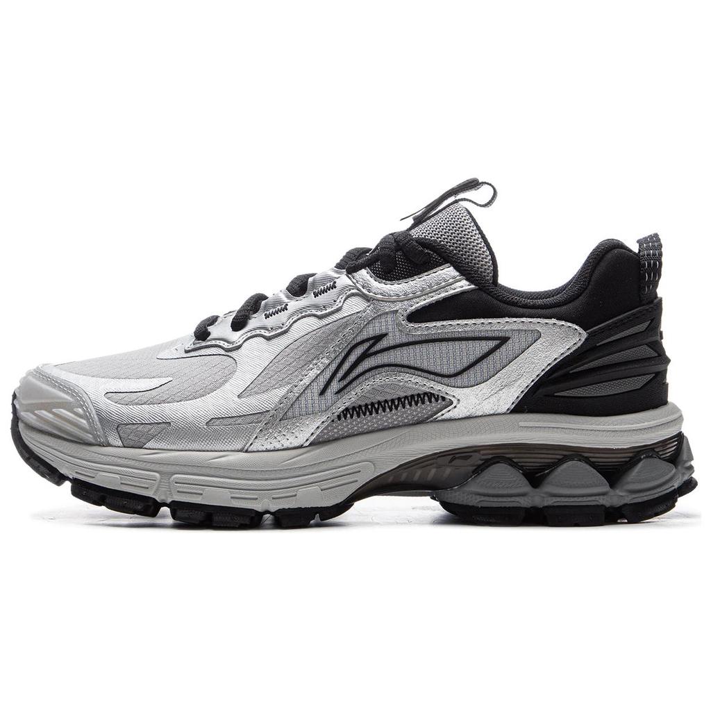 Li Ning Fuyiao 2.0 Trail Classic Retro Dvojité odpružení Stabilní podpora Protiskluzové Odolné proti opotřebení Nízké Svršek Neformální Běžecké boty Dámské tenisky ARXU010-4