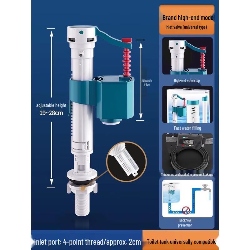 HANDUNYOU Toilet Inlet & Drain Valve Set