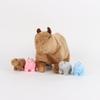 Kawaii Simulation Capybara Plush Toys Mother-Child Water Guinea Pig Five-Piece Soft Animal Doll For Boys And Girls Birthday Gift