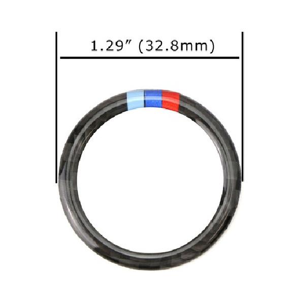 Kolfiber Motor Startknapp Ring 06-12 BMW E90 E92 325i 328i 330i 335i