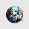 32/44/58mm Anime KonoSuba Brooch Pin Cartoon Figure Megumin Aqua Badge Button Pin Cosplay Souvenir Toy Gift Backpack Clothes Accessories