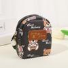 Kids' Cute Bear Mini Coin Purse: Korean Style Cartoon Schoolbag Pendant, Portable Wallet, Earphone & Key Holder