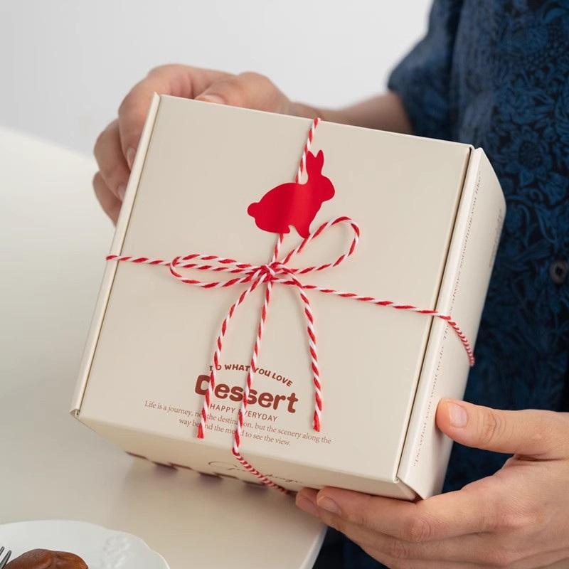 100M X 2mm Bavlněné Šňůrky Červená Zelená Bílá Smíšené Barvy Šňůrka na Štítky Provázek Nit DIY Stuha na Balení Dárků Vánoční Dekorace