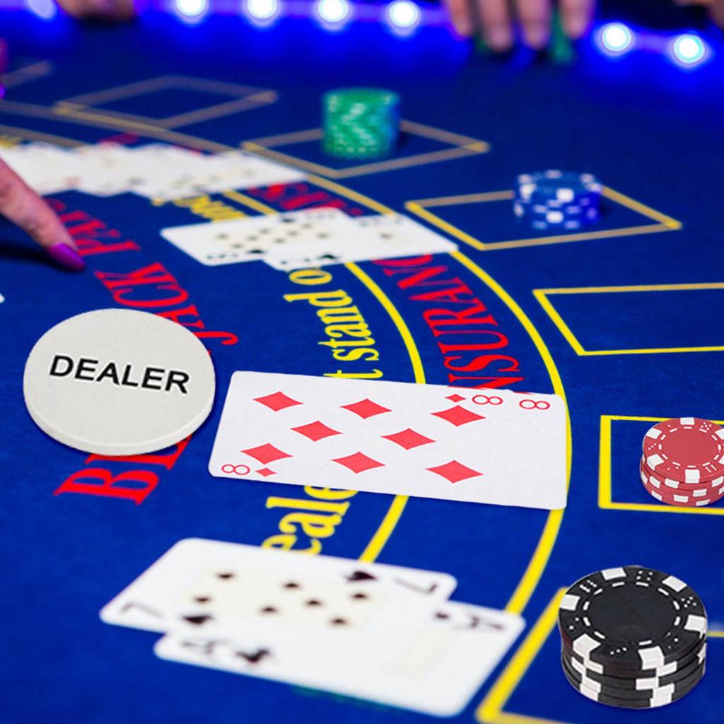 Chips Set Texas Cards Poker Dice Decks Set Accessories for Casino Game 500pcs