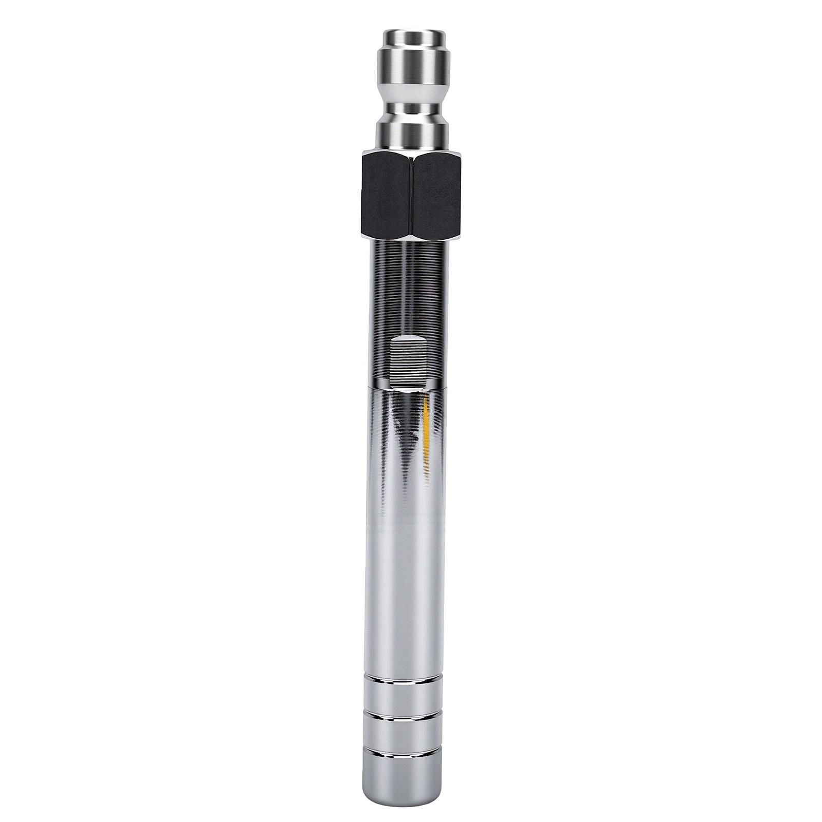Buse de nettoyeur haute pression longue portée Acier inoxydable 304 Laveuse haute pression Buse à longue portée avec connecteur rapide 1/4 pouce