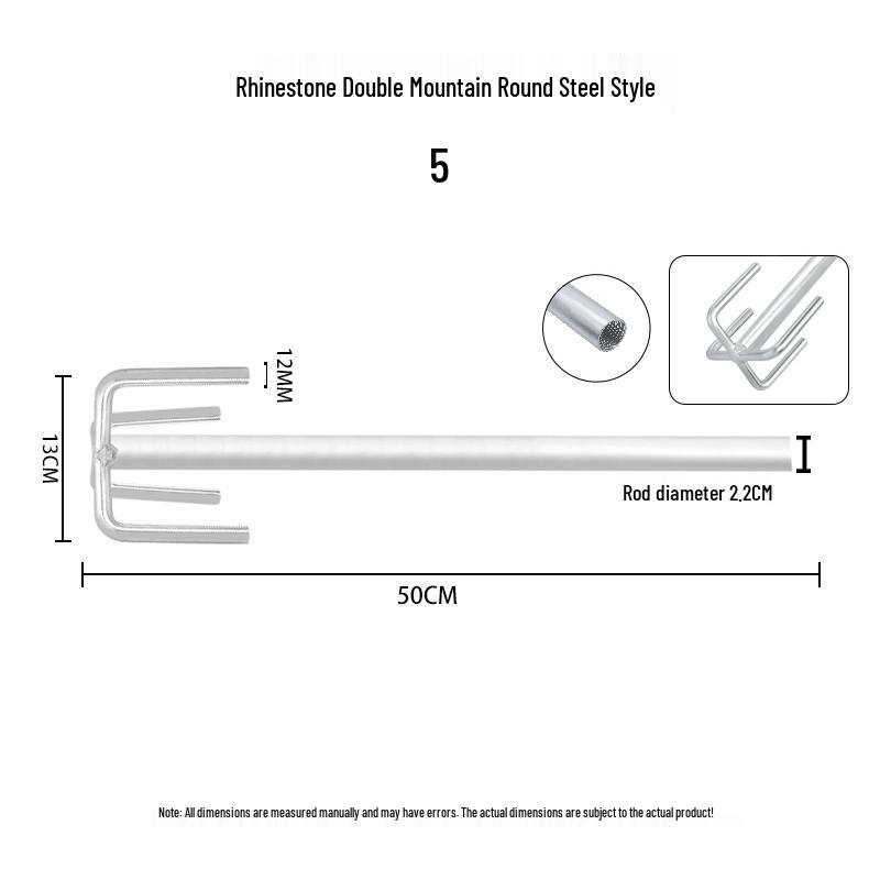 Thickened Double Mountain Plaster Putty Paint Mixer Rod