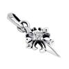Pendant Necklace Top Cross Cubic Zirconia Silver 925 Accessory [Sears] Men's Women's Sp01-0033
