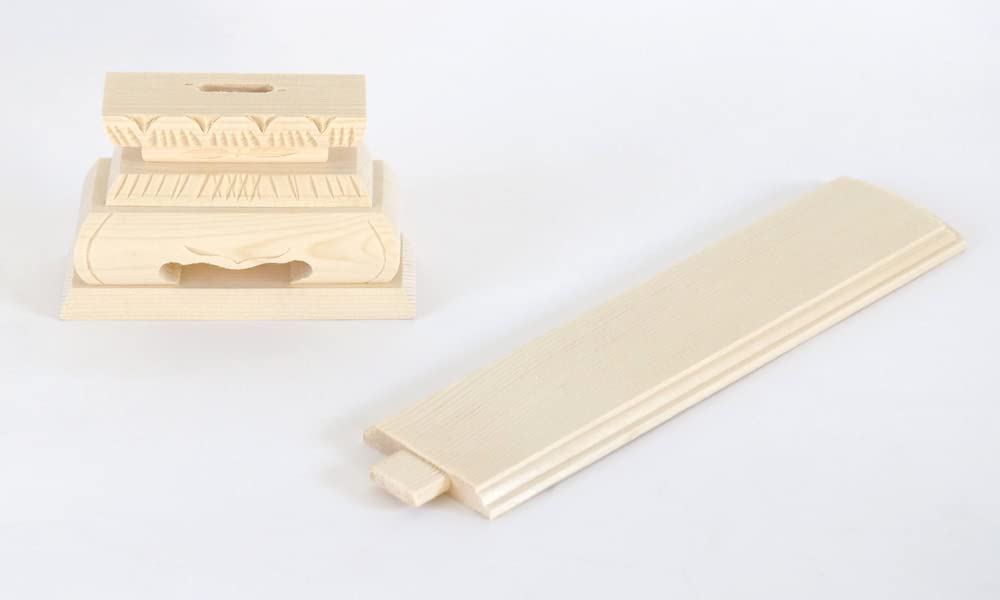 White wood memorial tablet, Nekomaru, 8 inches, total height 32 cm, 8.0 inches, wooden, for 49th day memorial services