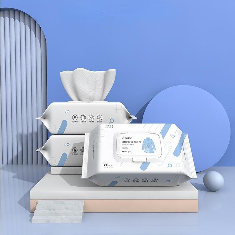 Down Jacket Cleaning Wipes Family Pack Quick Stain Removal No-wash Wiping Clothes Wet Wipes