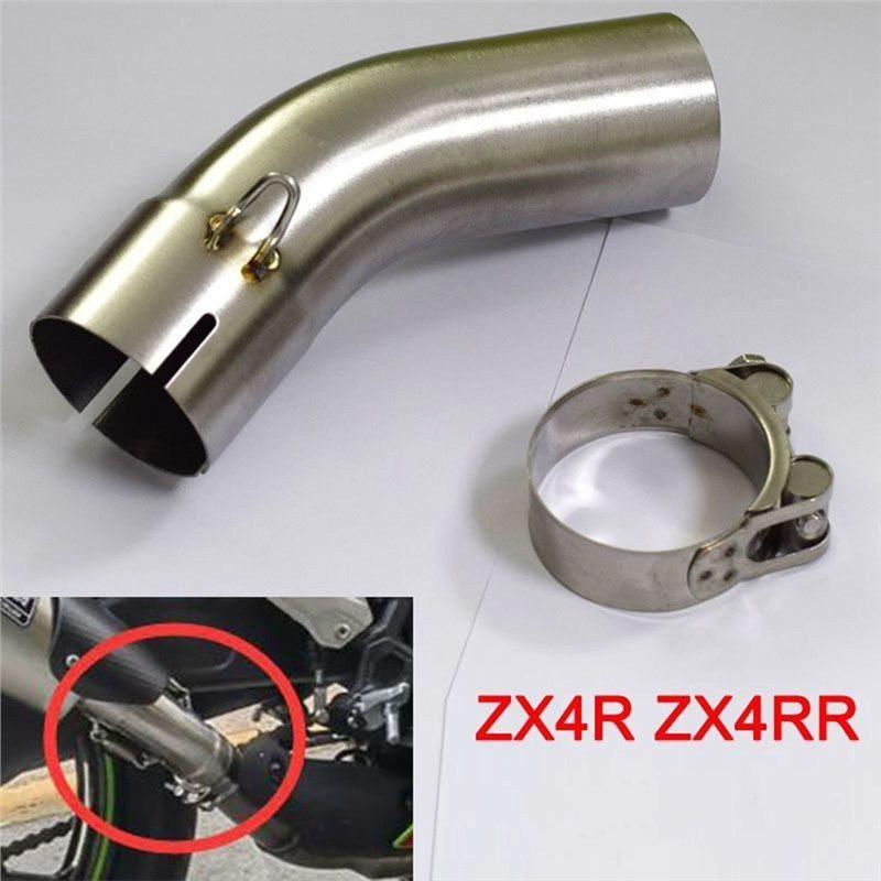 For KAWASAKI ZX-4R ZX-4RR ZX4R ZX4RR Ninja  Year Motorcycle Exhaust Pipe Escape Moto Middle Link Connect Replacement Part