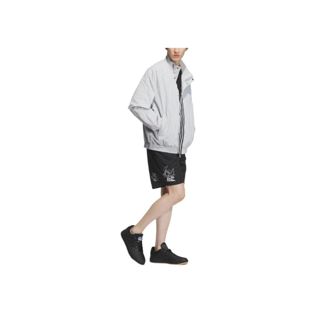 adidas Rifta Sport Windbreaker Jacke Hellgrau Herren Streetwear IU4846