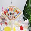 Clown Fan Happy Birthday Surprise Candles Creative Fan Candle Funny Wishing Candle Birthday Cake Candle Decoration Supplies