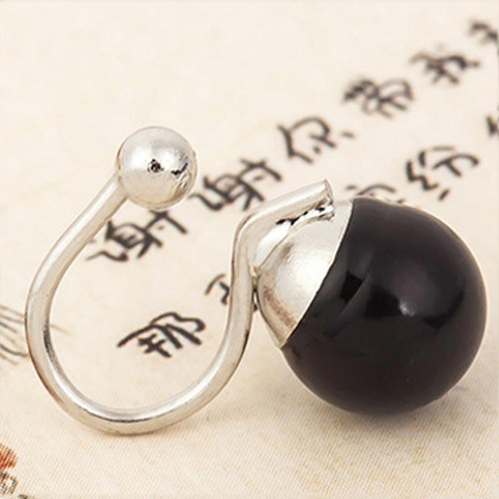 6mm 4mm Jewelry Women Men No Pierced Pearl Ear Cuff Non Piercing Zircon Ear Cuff Tragus Earrings