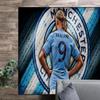 Football Erling Braut Haaland Small Carpet Bedside Kitchen Bath Living Home House Bedroom Floor Mat Doormat Rug Decoration