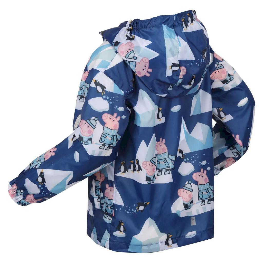 Regatta Childrens/Kids Penguin Peppa Pig Packaway Waterproof Jacket