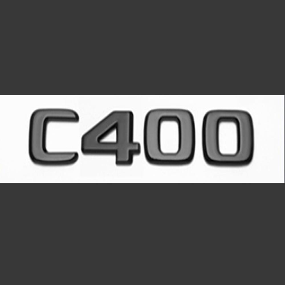 Pour Mercedes Benz AMG W204 W205 W206 C200 C220 C220d C300 C400 C250 C260 Logo Voiture ABS 3D Lettres de Coffre Badges Accessoires