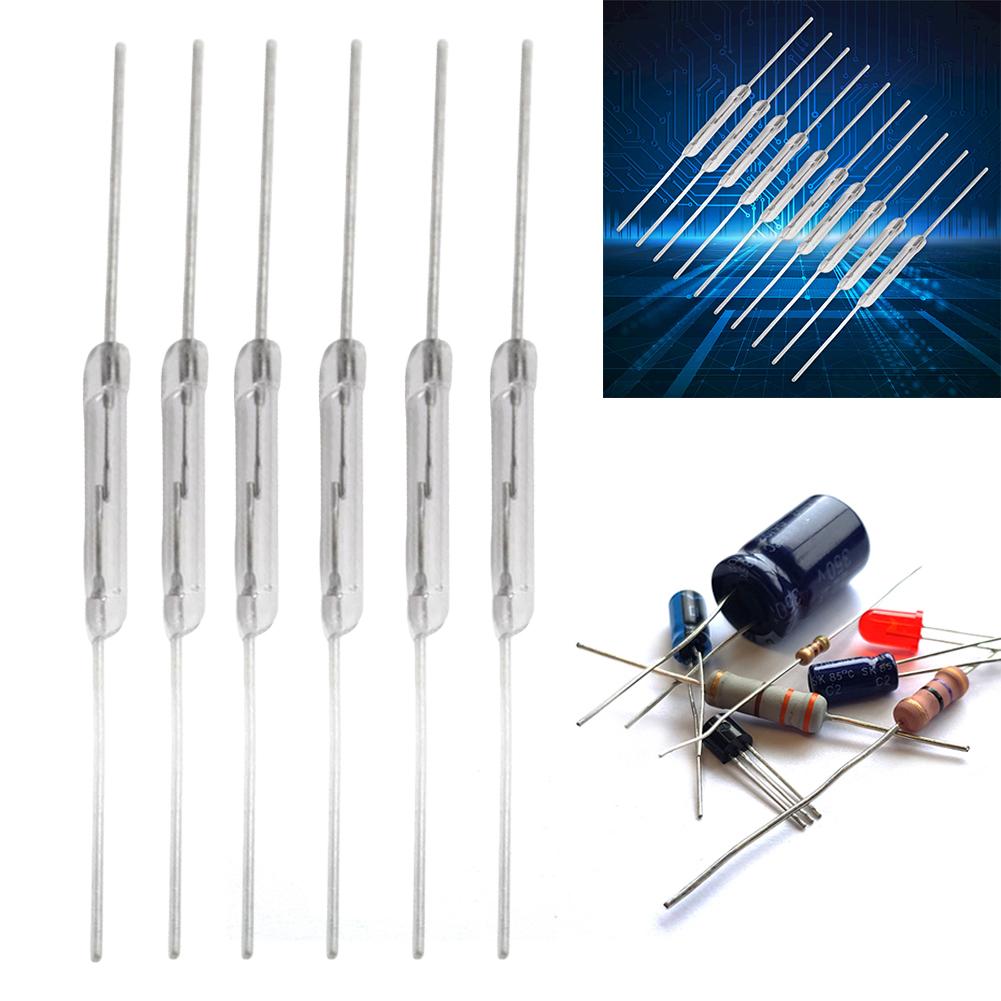 100-10 Stück Normally Offen Magnetschalter Schwingungsfest Elektronischer NO Schalter 2*14mm N/O Reed-Schalter