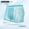 Plus-size Men's Summer Thin Ice Silk Antibacterial Breathable Flat Angle Briefs