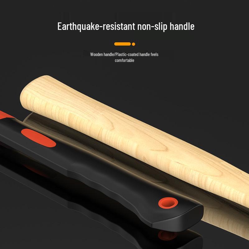 One-Piece Claw Hammer, Non-Slip Handle, Nail-Absorbing, Ideal for Woodworking and Household Use.