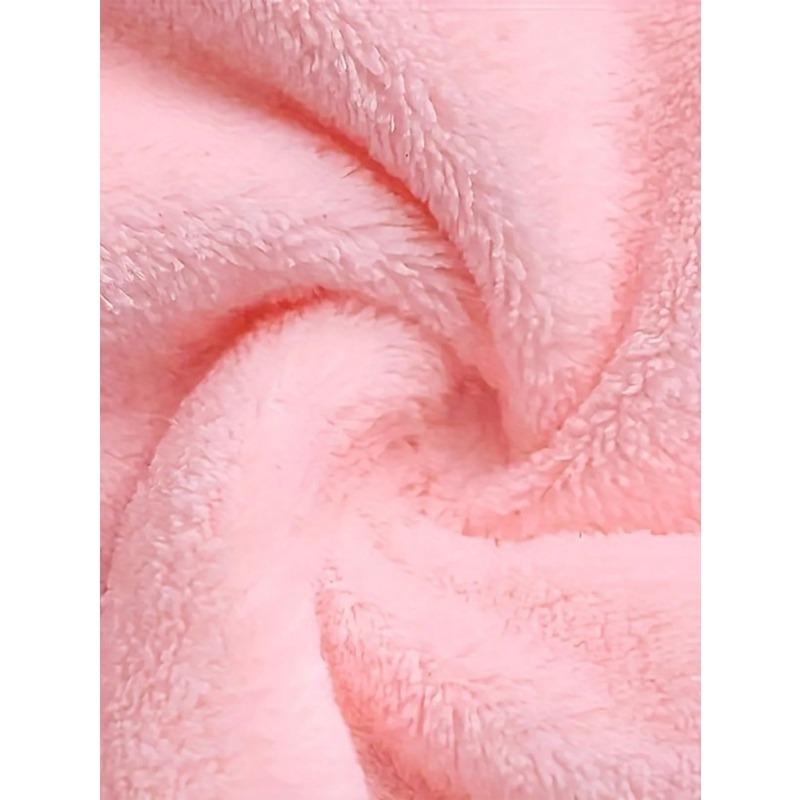 1pc Cartoon Hair Drying Cap, Thick Absorbent Bath Towel Hair Wrap