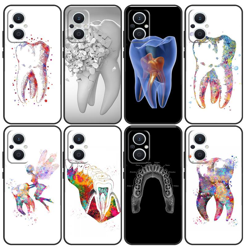 The Dentist Tooth Case For OPPO Reno 7 Reno 10 Pro 4 5 6 8 Lite 8T 4Z 5Z OPPO Find X6 X5 Pro X2 X3 Neo Cover
