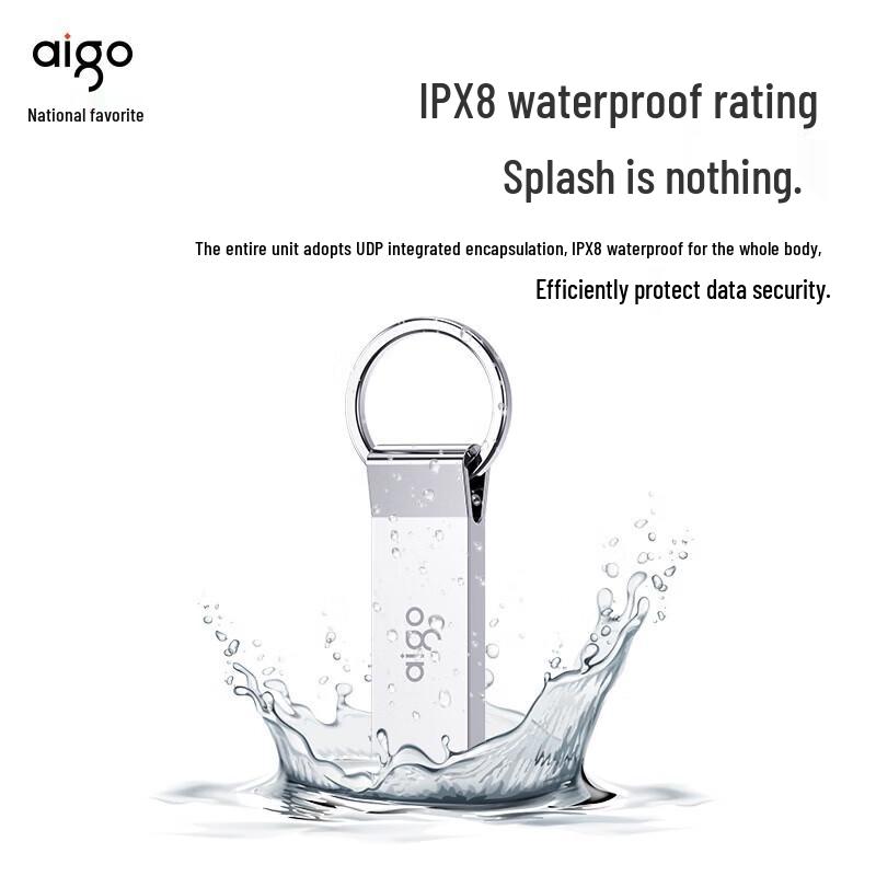 AIGO U210 8GB USB 2.0 Mini Metal Flash Drive