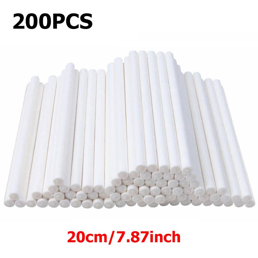 200pcs 7.6-20cm Candy Paper Lollipop Sticks for Cake Chocolate Biscuit Kitchen Baking Tools Party Dessert Decoration Supplies