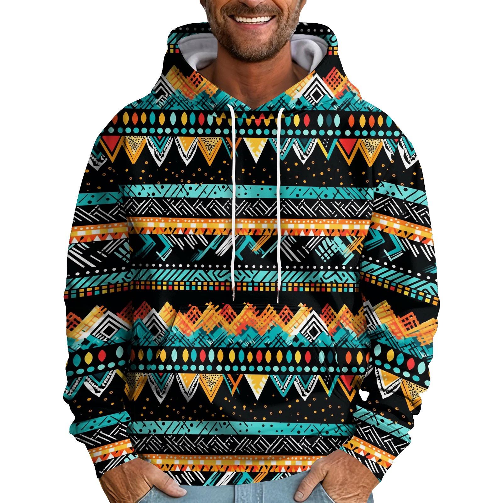 Мужская толстовка с капюшоном и цветочным принтом, мужская повседневная модная спортивная толстовка XXXXXXL циан