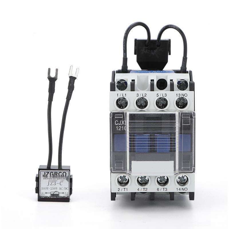 Silent Energy-Saving AC Contactor with Electronic Arc Extinguisher 220/380V, Enhanced CJX2-1210 Version