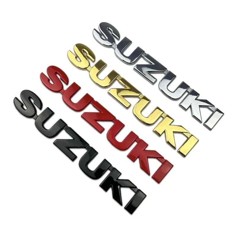 Metal Trunk Letter Emblem for Suzuki SX4 S-Cross Samurai Swift Sport Jimny Grand Vitara XL Alto Ignis Car Rear Badge Sticker