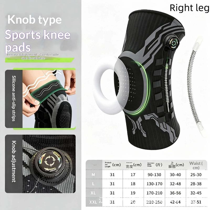 Smart Knob Knee Brace Lateral Stabilizer Patella Gel Pad Compression Support for Meniscus Tear Pain Relief