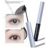 Wasserdichte Mascara Schwarzbraun Geschwungene Wimpern Mascara Kleine Schnelltrocknende Bürste Und Für Anfänger F7M4