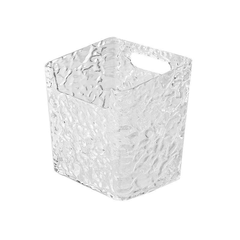 Elegant Glacier Texture Wall-Mounted Bathroom Storage Box for Cosmetics and Sundries