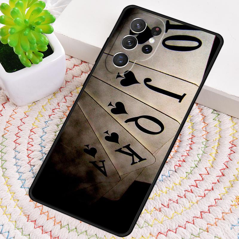 CASINO PLAYING CARD COLLECTION Phone Case for Samsung Galaxy note 10 pro S26 Ultra S23 S24 FE S25 S21 S22 PLUS shockproof Cove