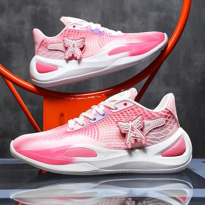 Scarpe da Basket Rosa di Alta Qualità Donna Low Top Platform Unisex Scarpe da Allenamento Uomo Antiscivolo Scarpe Sportive da Partita per Pallacanestro