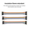 10PIN Pure Copper DuPont wire male to male,female to male,female to female,2.54 terminal connection wire 28core gold-plate cable