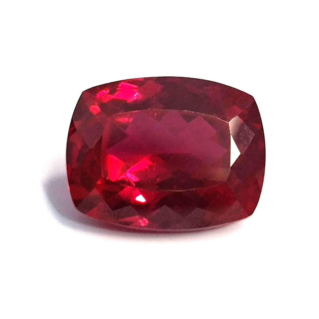 Natural Red Ruby Mozambique 10-12 Ct Cushion Cut Certified Stunning Gemstone
