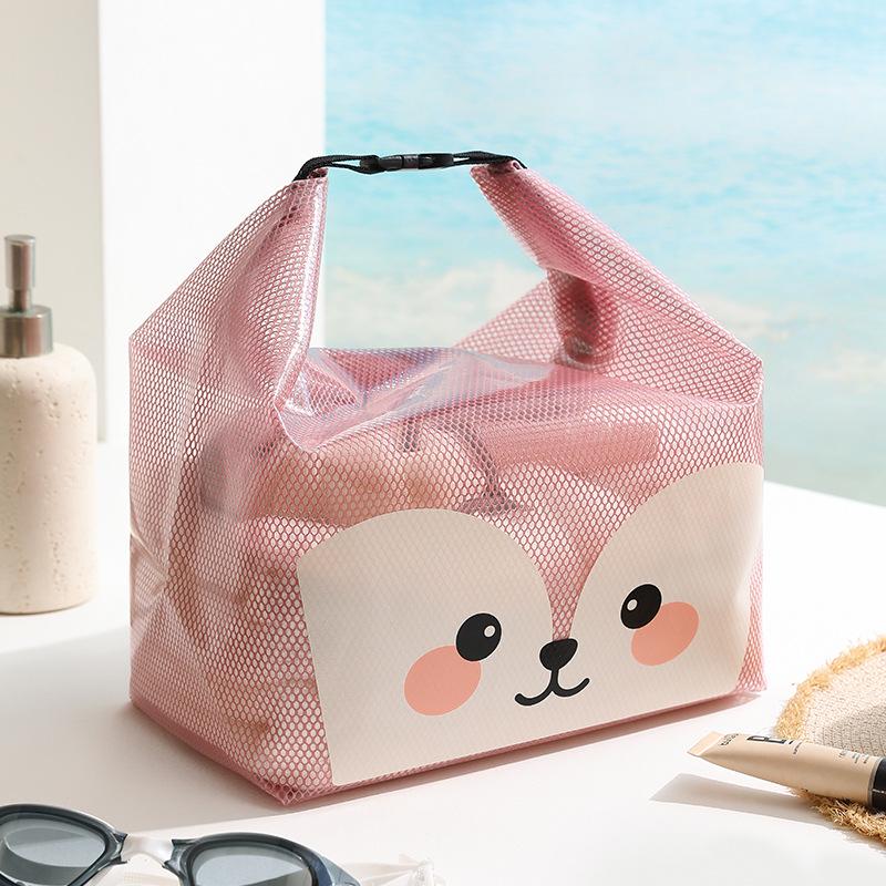 Runhui EVA Waterproof Cartoon Travel Bag for Beach, Swimming & Toiletries